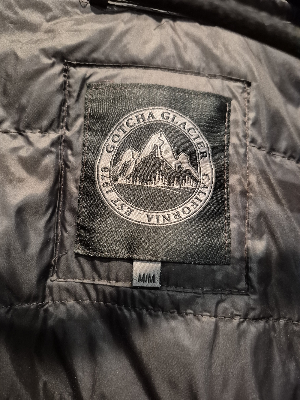 Gotcha Glacier Women’s Hooded Mid-Length Coat - Gray Down Feathers Size Medium - Picture 15 of 16